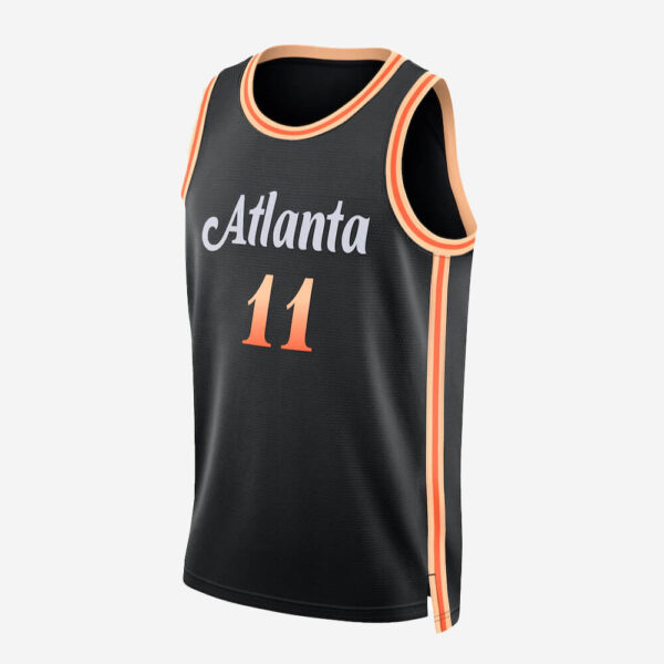 Atlanta-Hawks-Unisex-Black-Jersey