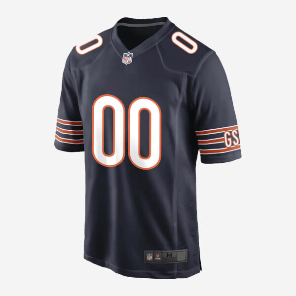 Chicago-Bears-Custom-Game-Jersey-Navy