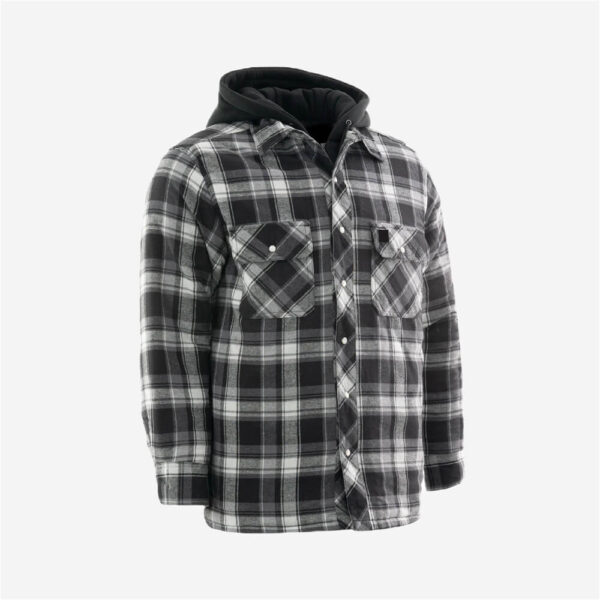 Grey-Hooded-Plaid-Quilt-Lined-Flannel-Shirt-Jacket