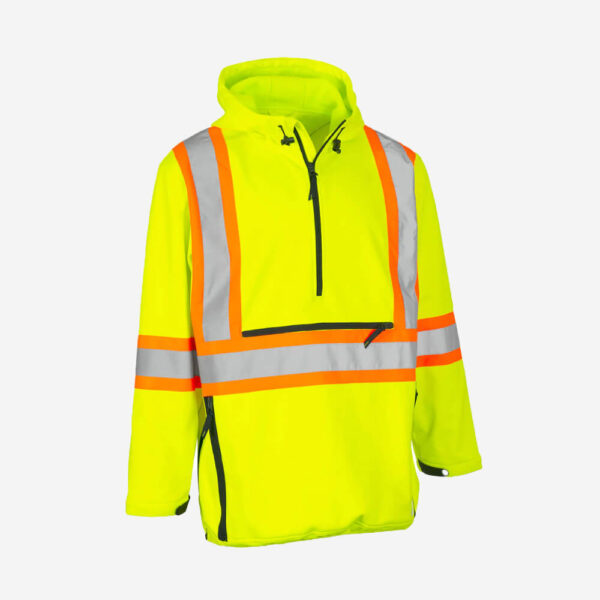 Hi-Vis-Safety-Anorak-Pullover-Softshell