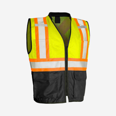 Hi-Vis-Traffic-Safety-Vest-with-Zipper-Front