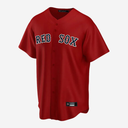 Mens-Boston-Red-Sox-Replica-Custom-Jersey-Red